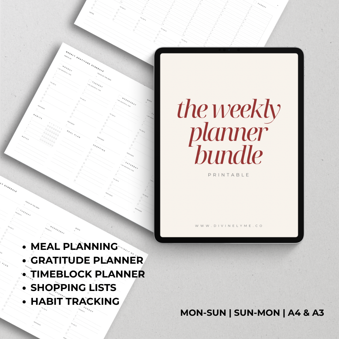 Weekly Planner Bundle