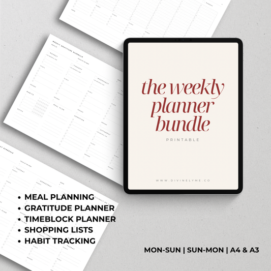Weekly Planner Bundle